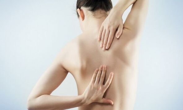 Sakit belakang dengan osteochondrosis